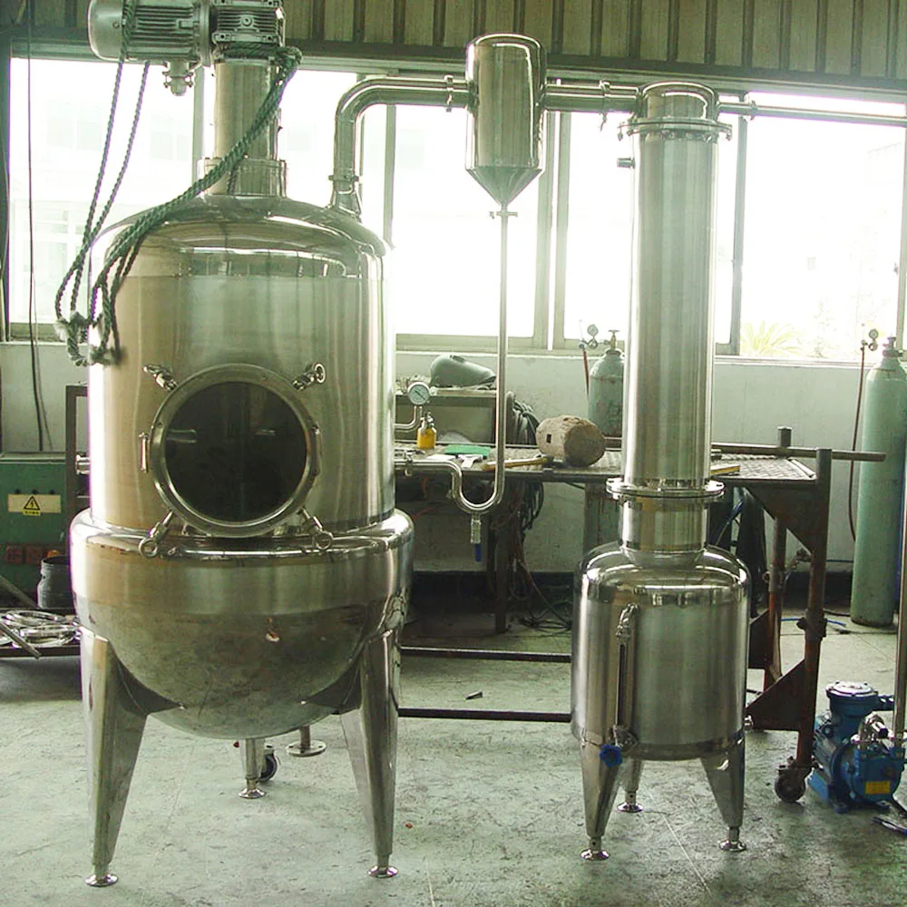 VACUUM SCRAPER CONCENTRATOR (EVAPORATOR) JOSTON SS316L304 Steam Heating Vacuum Scraper Evaporator Vacuum Concentrator tank