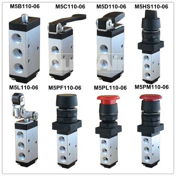 M5 Series Control Valve - 5 Position 2 Way Mechanical Valve
