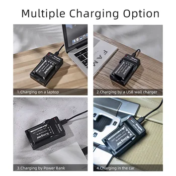 KingMa-NP-95 Advanced Battery Kit Li-ion Battery Camera Battery and Micro Usb Charger for FUJI X70 X30 X100 X100T X100TS Camera detail image