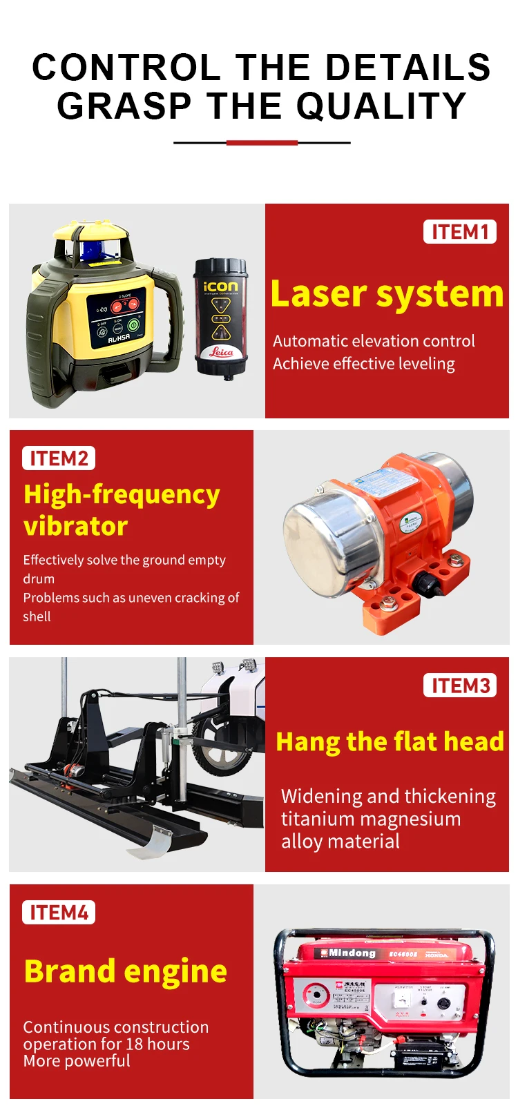 Two Wheel Walking Concrete Laser Leveling Equipment - Buy Hand-held ...