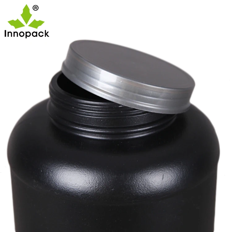 HDPE Wide Mouth 3 Liter Plastic Jar/Bottle/Container for Protein Powder