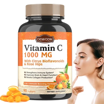 OEM High Quality Vitamin C Collagen Softgels Skin Whitening Supplement Beauty Skin Glutathione Soft Capsules