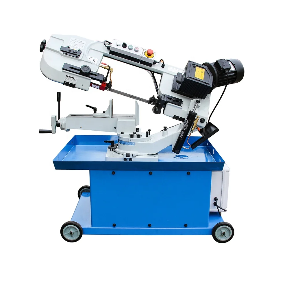 BS912GR TTMC Gear Drive Band Saw, Swivel Saw Frame Cutting Machine