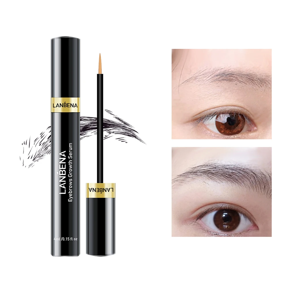 LANBENA Private Label  Eyebrow Growth Enhancer Serum for Eyebrow Nourish Thicken Repair