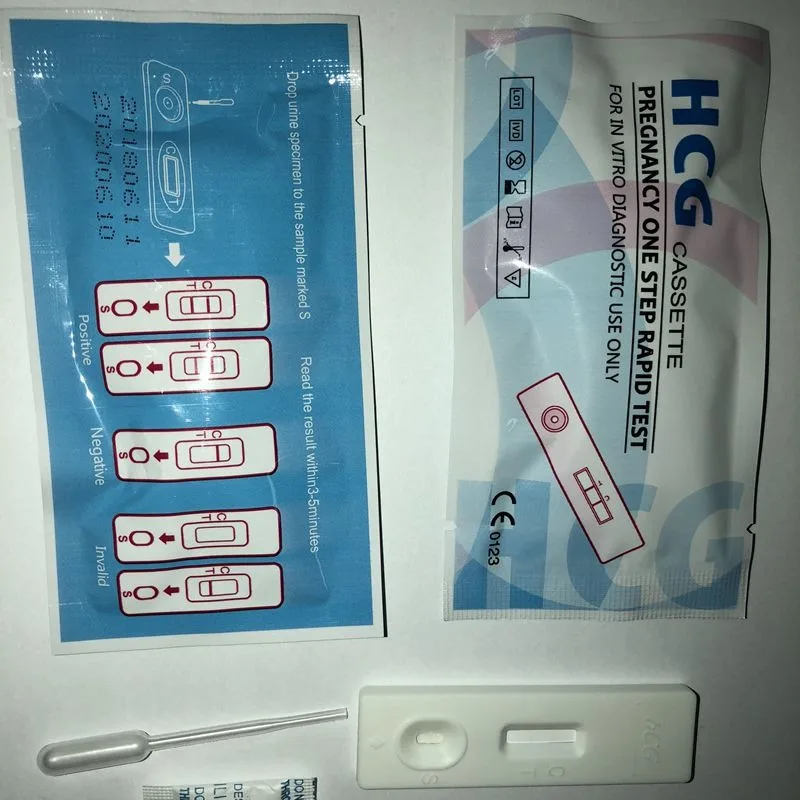 product one step urine cassette medical disposable hcg pregnancy gynecological test kit-95