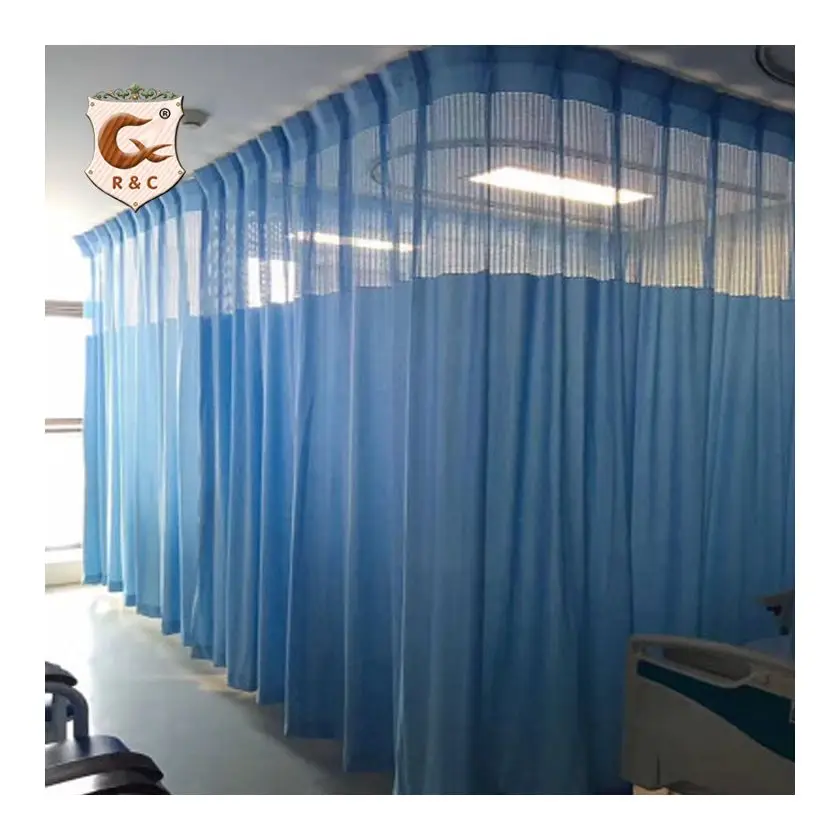 High Quality Bacteriostatic Medical Curtain Partitions Hospital Bed