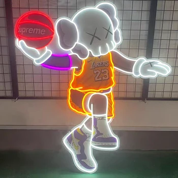 Kaws Light - Custom LED Neon for Gaming Room Decor
