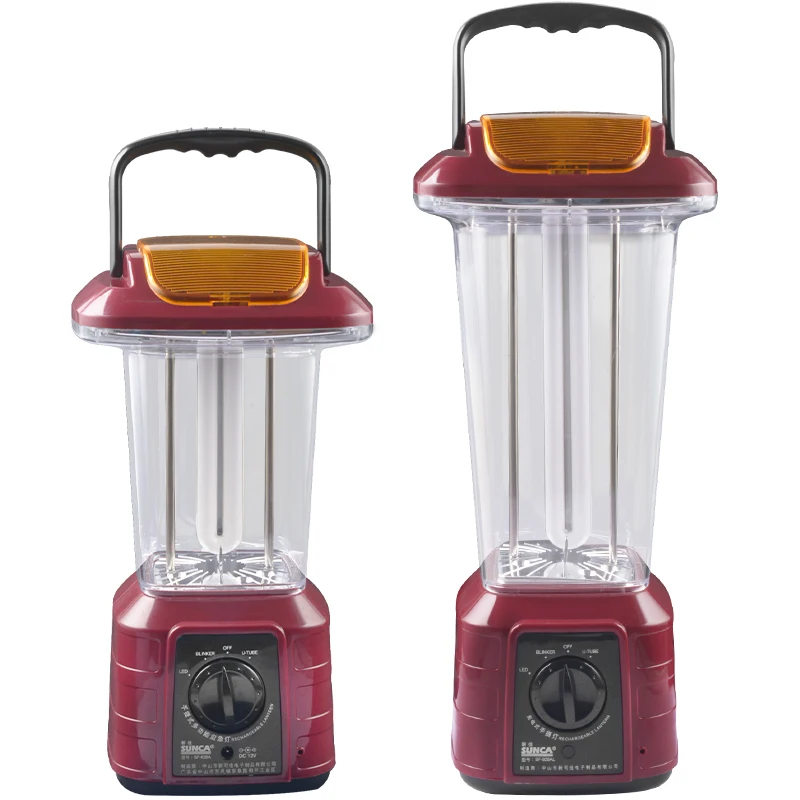 SUNCA SF-928AL Multi-function Rechargeable Emergency Lamp Portable Hand - Held Lantern Stand Outdoor Emergency Lamp