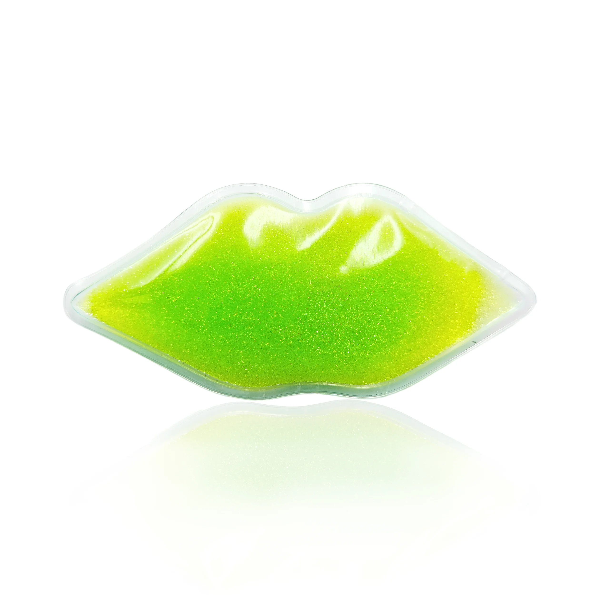 Bulk Reusable Hot and Cold Packs Lip Gel Ice Pack Cooling Eye Pads Gel Beads Custom Lip Ice Pack Logo Heart Shape Lip Ice Packs