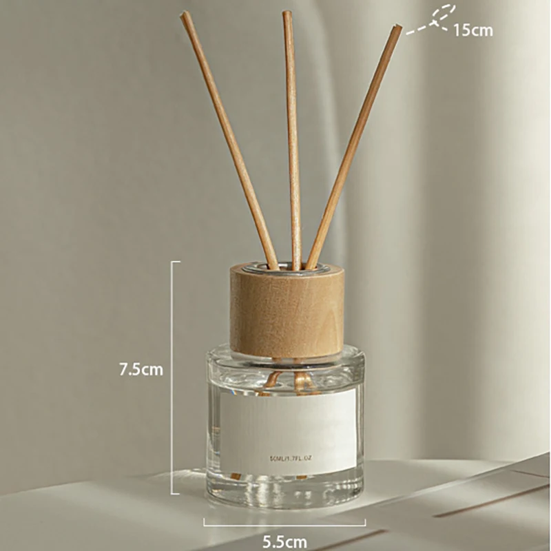 Custom Packaging Box Luxury Reed Diffuser Bottle Unique With Stick Reed ...