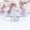 Bague en diamant de laboratoire 18 carats