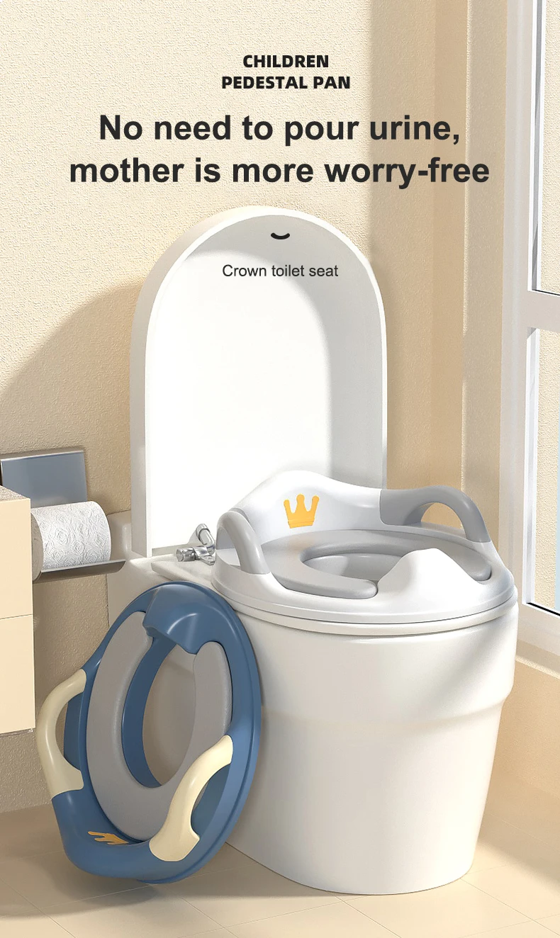 Portable Toddler Potty Training Seat With Handles For Boys And Girls