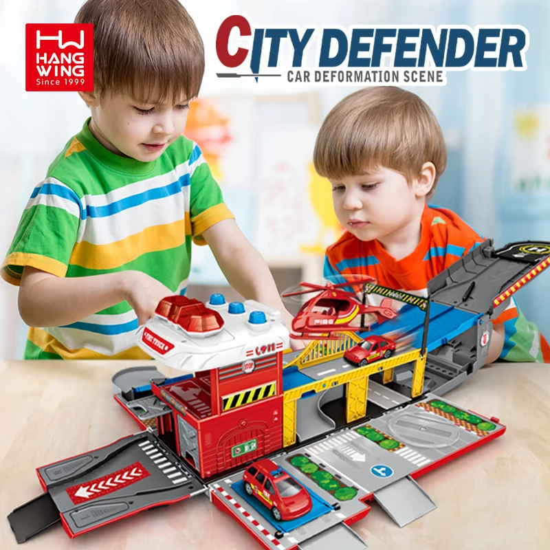 Vehicle Toy Parking Lot Press Car Set Hot Selling Alloy Ingenieurs pielzeug Engineering
