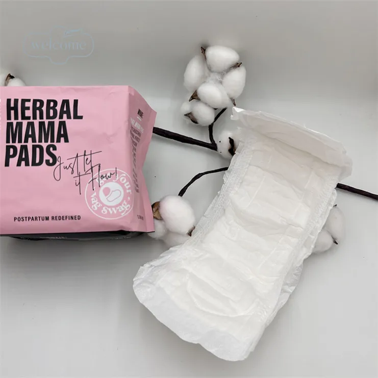 Free Shipping Items Alibaba Wholesale Private Label Low Cost OEM New Mom  Maternity Pads Cotton for Postpartum Maternity Pad