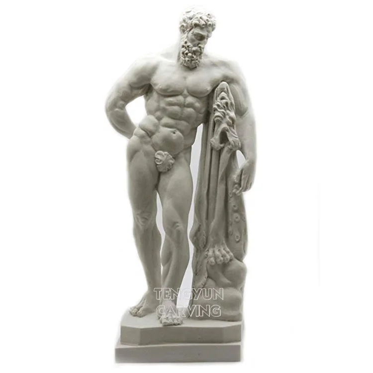 石白色大理石雕刻裸体强肌肉希腊男人雕塑 - Buy Nude Man Sculpture, nude Strong Man, nude Muscle  Man Product on Alibaba.com