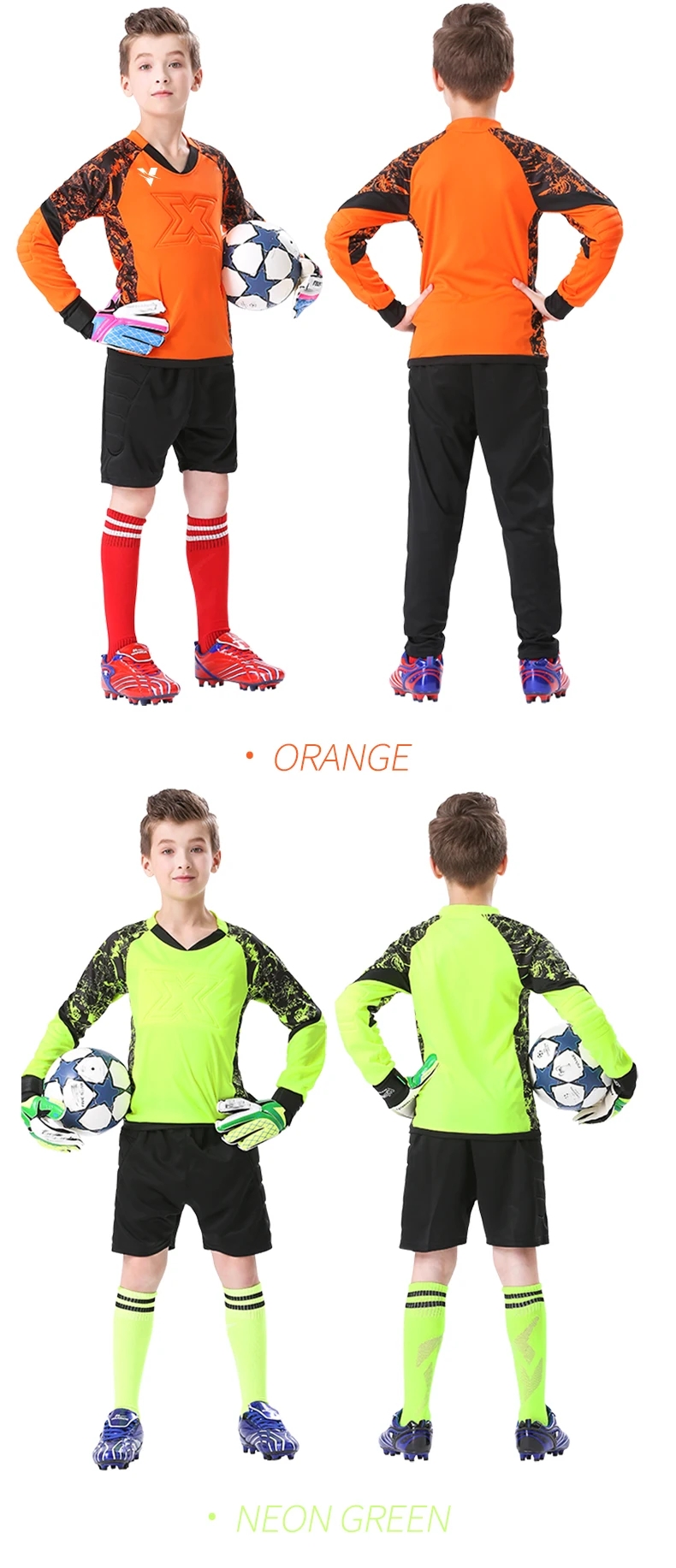 Source Custom Adult Kids Soccer Goalkeeper Jerseys Cheap Football  Goalkeeper Uniforms Sponge Safety Protection Goalkeeper Kits MJ801 on  m.