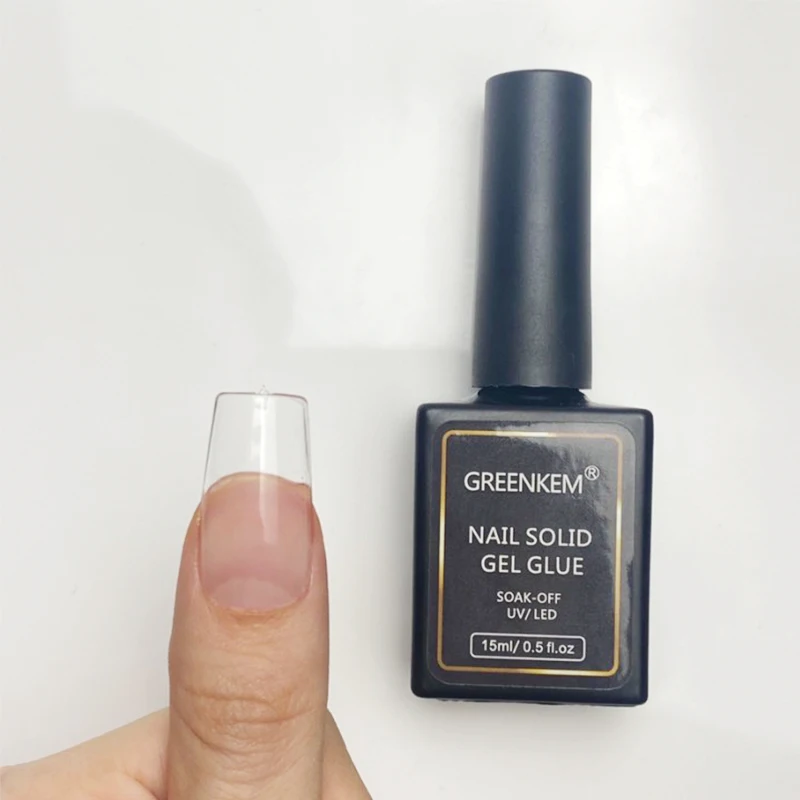 3 In 1 Solid Gel Tips Nail Glue Uv Led Lamp 3060s Easy Soak Off Nail