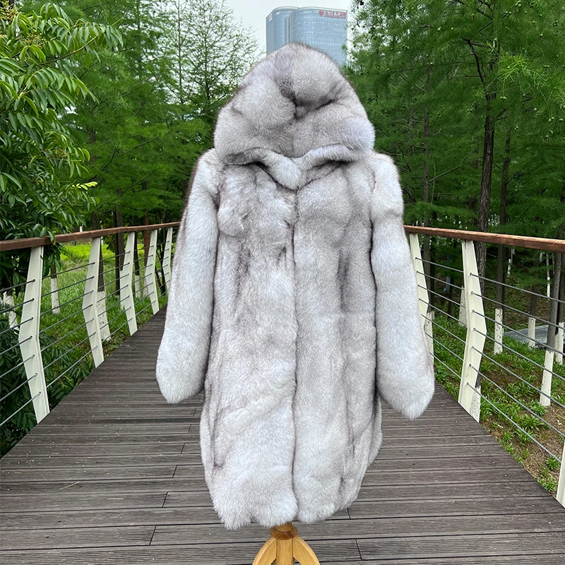 2024 Women Winter Thick Warm Fur Fashion Canadian Fox