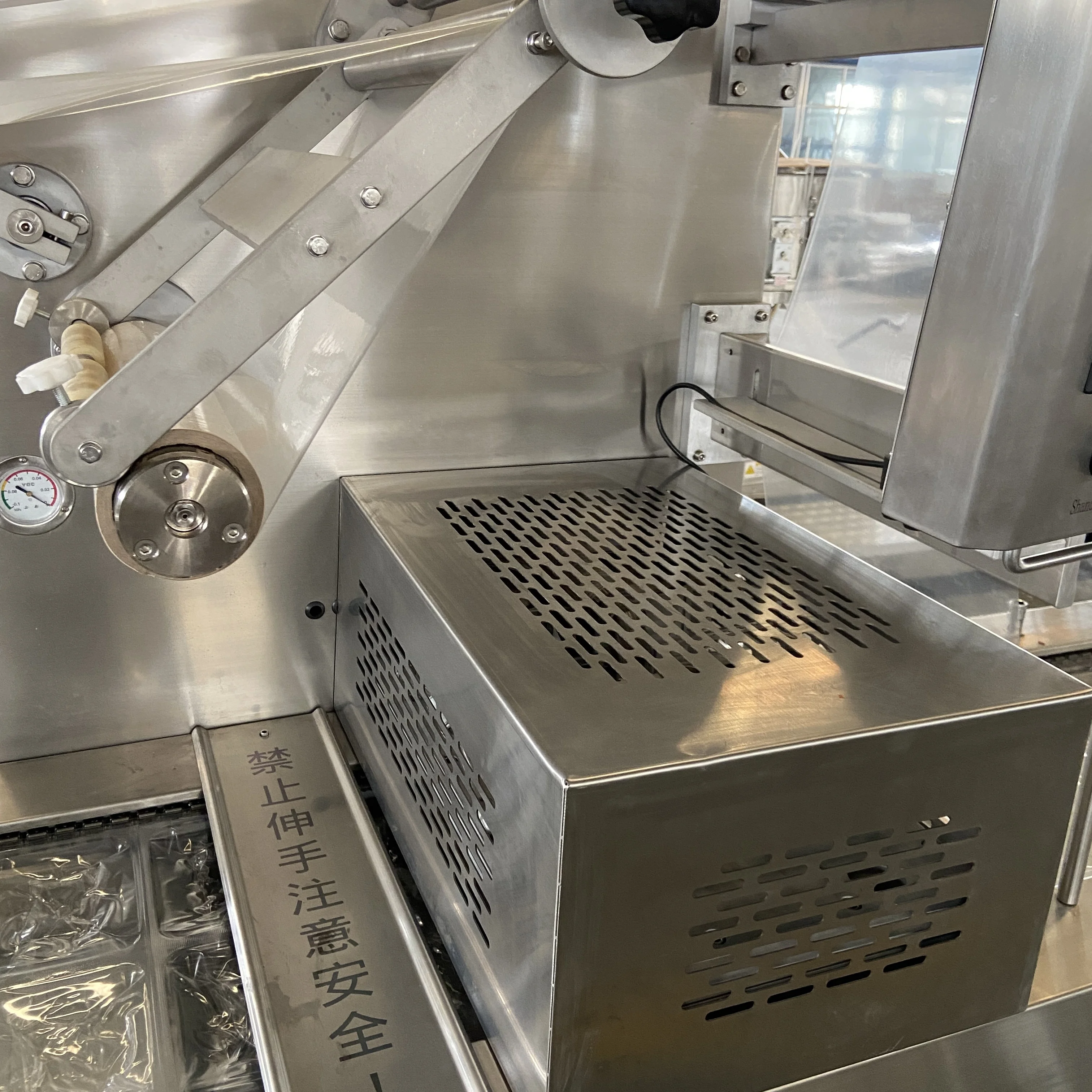 Automatic Continuous Vacuum Packing Machine Frozen Pizza Vacuum Sealer