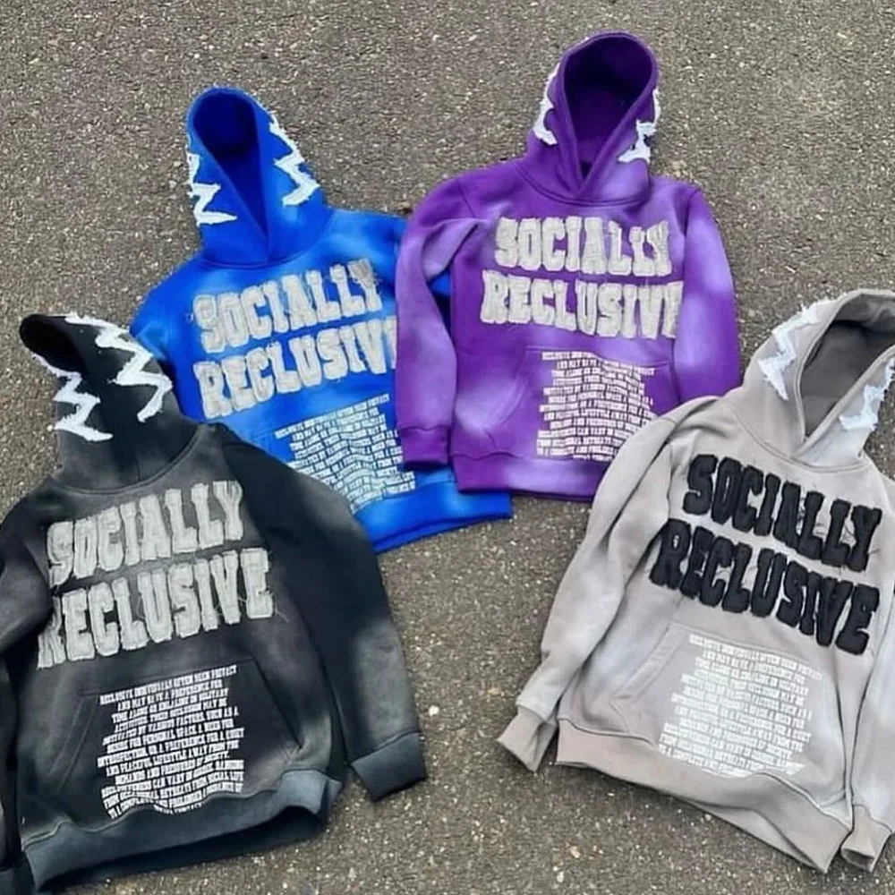 DCY Products Manufacturers Distressed Cropped Dtg Hoodies,Puff Print Heavyweight