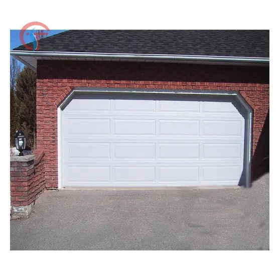 Retro Aluminum Sectional Garage Doors Section Panel Garage Doors for Villa