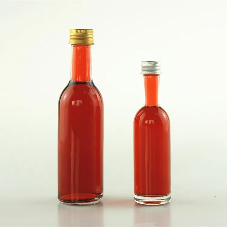 New Transparent Glass Wine Bottle High White Glass Liquor Bottle Ice Wine Bottles For Alcoholic