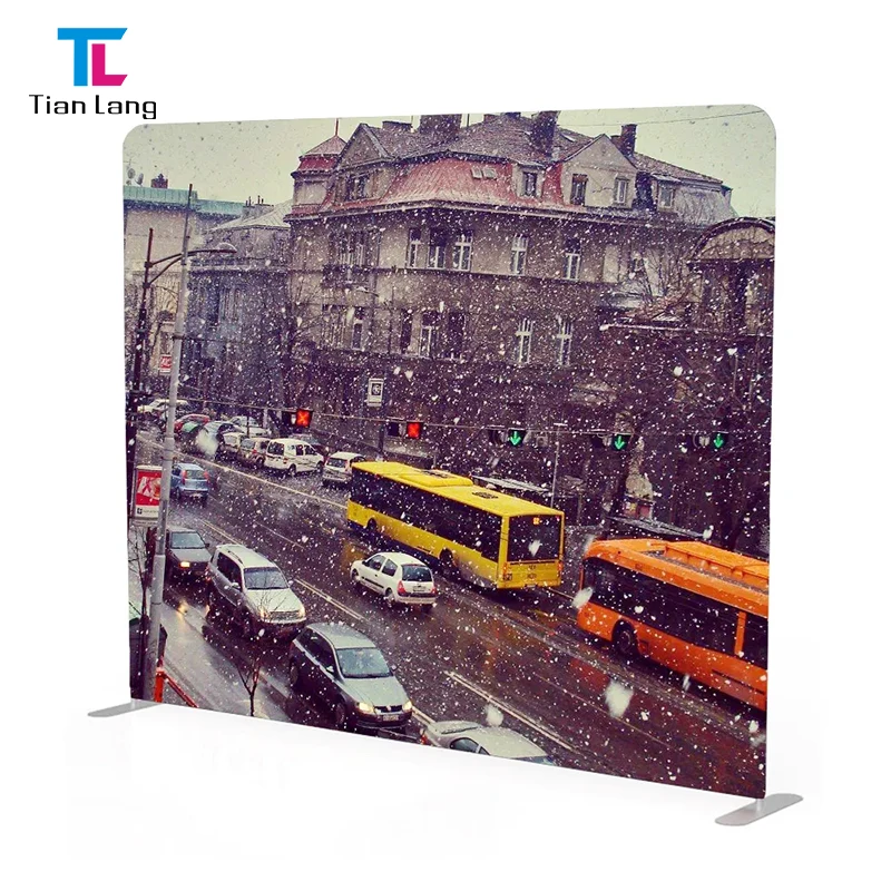 Näituse Näitus Kohandatud Taust 10ft Alumiiniumiraam Tegumehetavalgus Pillonkaas Fotomahakas Taust