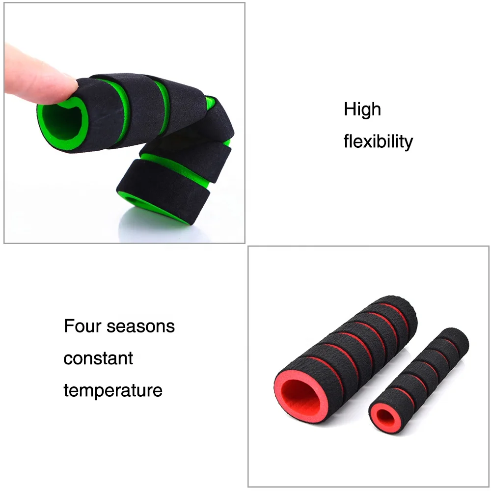 Universal Motorcycle Brake & Clutch Lever Foam Protectors - Pair, Black