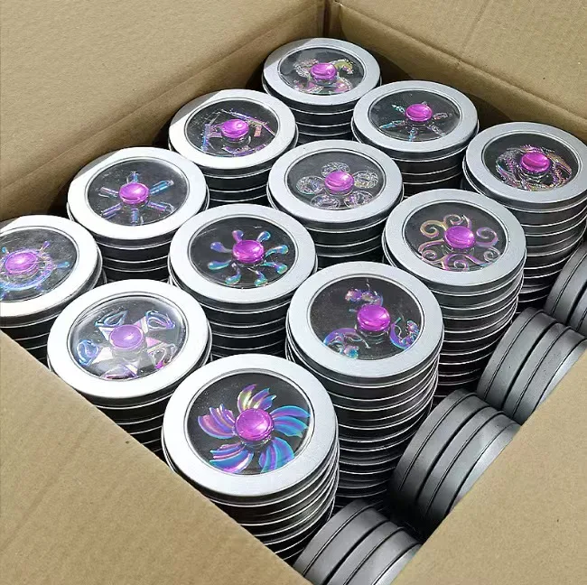 2024 New Design Factory OEM Metal Cog Fidget Spinner Metal Hand Toy Fidget Spinner for Adults and Kids Metal Fidget Spinner