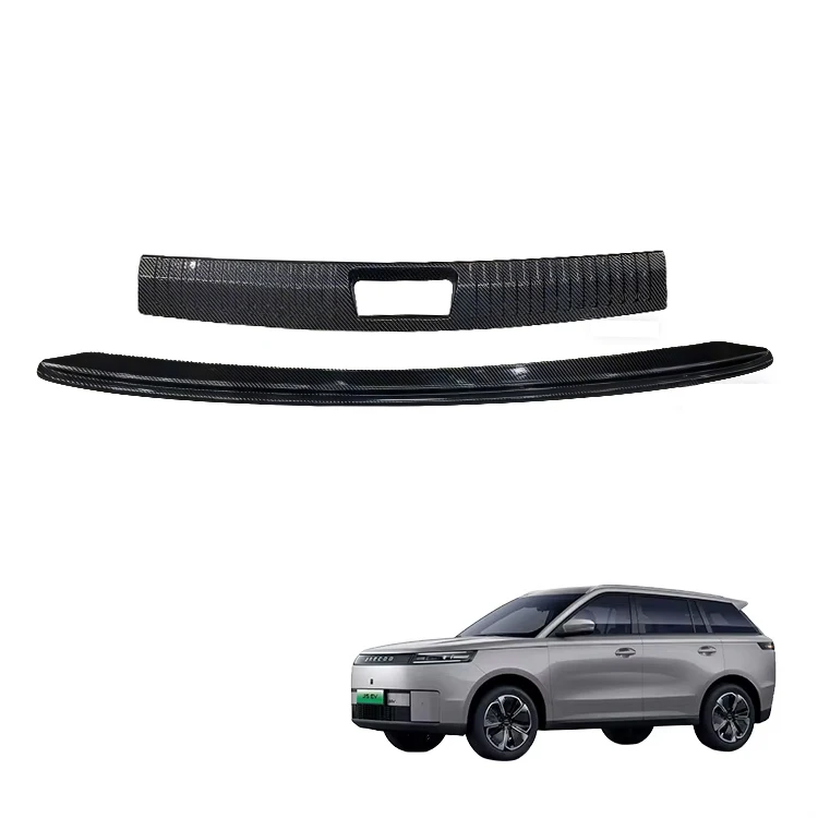 Maremlynin auton takaosan kanttaimen suoja Jaecoo J5 EV -ajoneuvoon, ABS-muovinen takabumperin naarmujen estäjä, takaoven suojauslevy, ulkoiset lisävarusteet