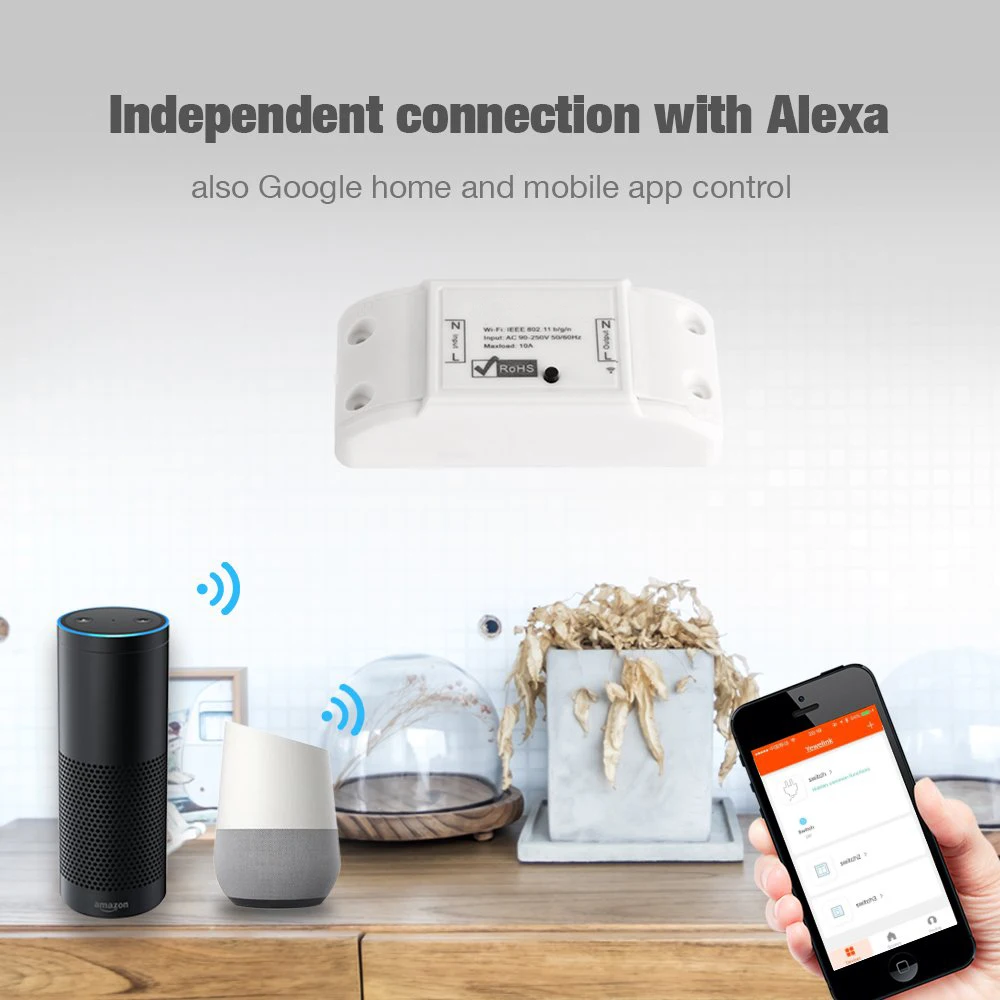 Умный Wi-Fi переключатель DIY дистанционный Беспроводной Wi-Fi выключатель света