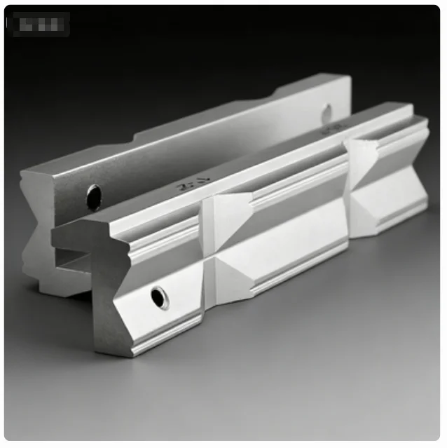 TEBAK 2PCS CNC Milling Steel Fixture V-Type Jaw V-clip 4 Inch 5 Inch 6 Inch Hard Jaw Fixture V-Type Jaw Aluminum Alloy V-clip