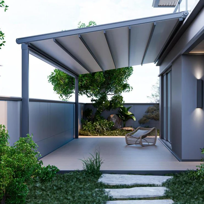 Manufacture Retractable Awning Waterproof Electric Awning Outdoor