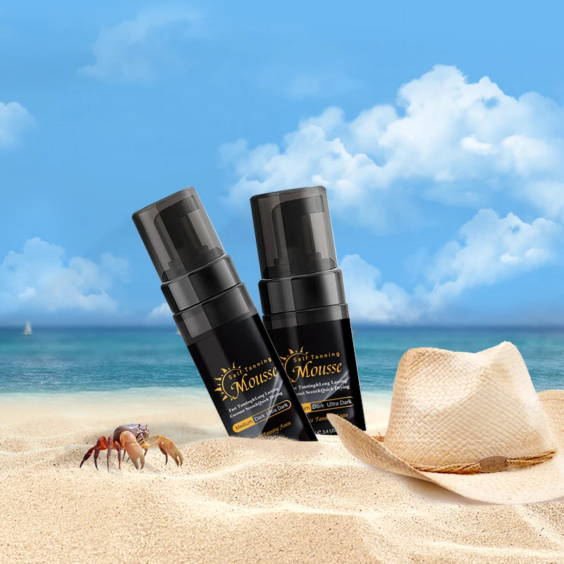 Private Label Manufacture Spray Tan Solution Sunless Self Fake Tanning Oil Spf Lotion Tanning