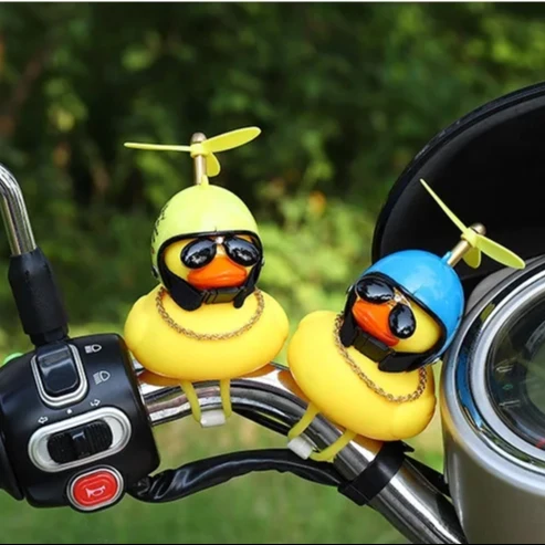 Высококачественная утка для мотоцикла велосипеда резиновый Мини Утенок автомобильные аксессуары милые утки со шлемами