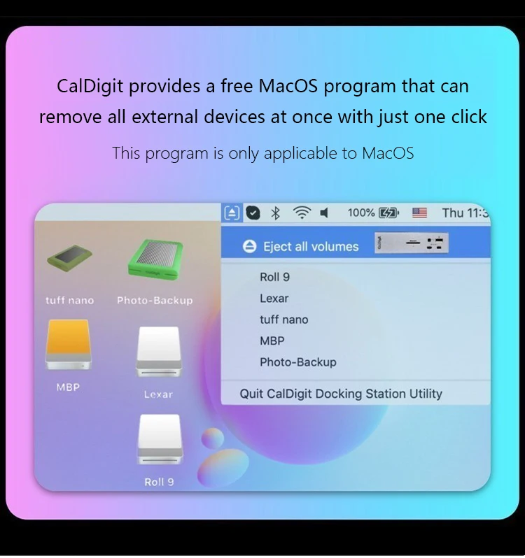Caldigit TS4 Thunderbolt 4 Docking Station - 18 Interfaces