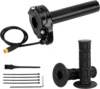 Kit manopola acceleratore a rotazione stile Surron a 3 pin nero