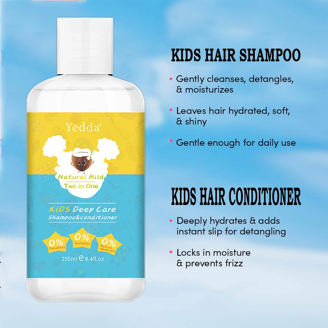 Natural Hair Care Private Label Kids Hair Wash Organic Dry - Main Image