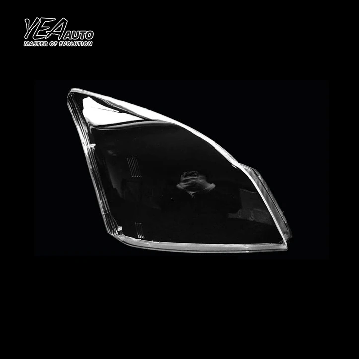 YEA AUTO Penutup Lampu Depan Mobil Kaca Lensa untuk Toyota Land Cruiser Prado 2700 4000 2003-2009 FJ120 Penutup PC Lampu Transparan Shell