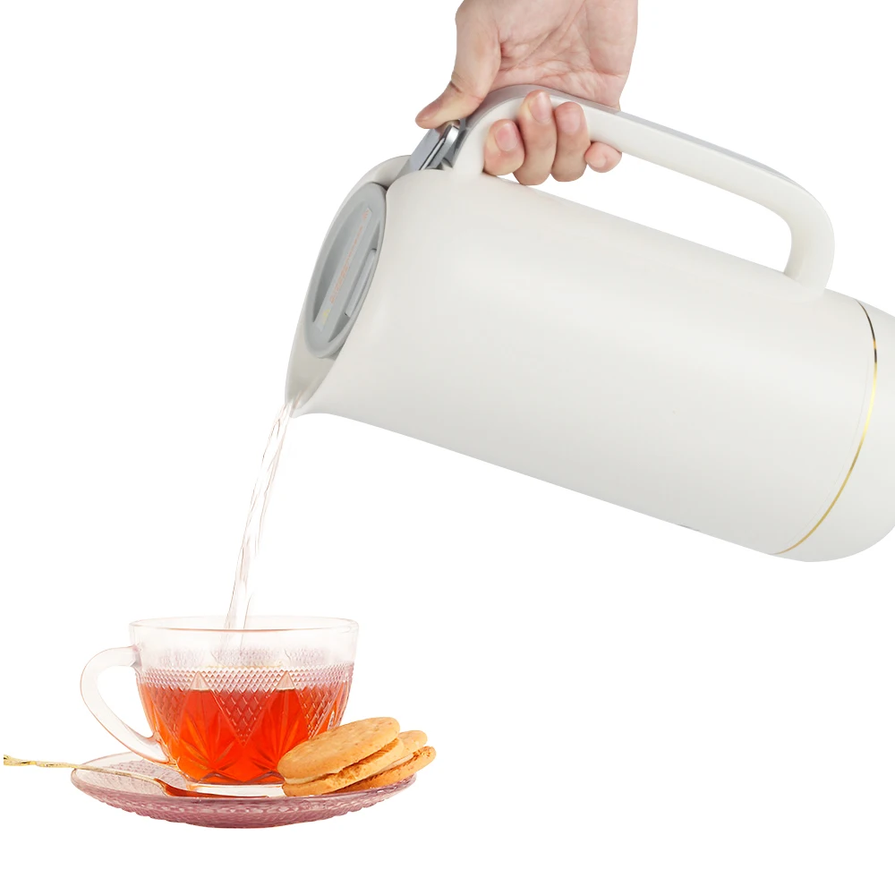 Coffee Plastic Flask Thermos 1.6l Glass Inner Vacuum Jug Juice Tea