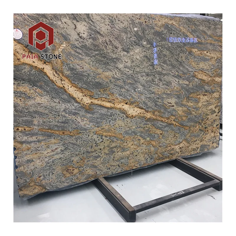 Tiger Yellow Brazilian Grey Granite Countertop kitchen tops hotel tops vanity tops for sell