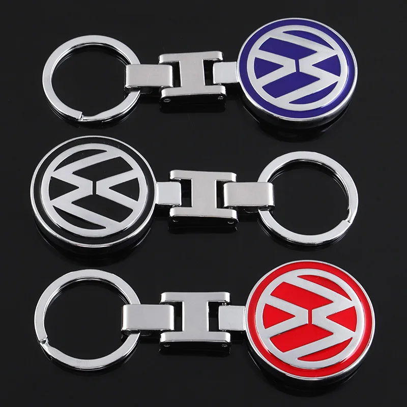 Wowei 2023 Customized Cars Logo Pendant Metal Car Badges Keyring Car