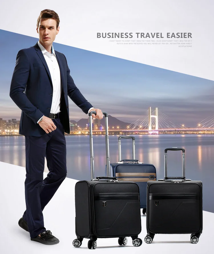 Wholesale18 Inch Business Cabin Suitcase Password Bag Business Trip Pu ...