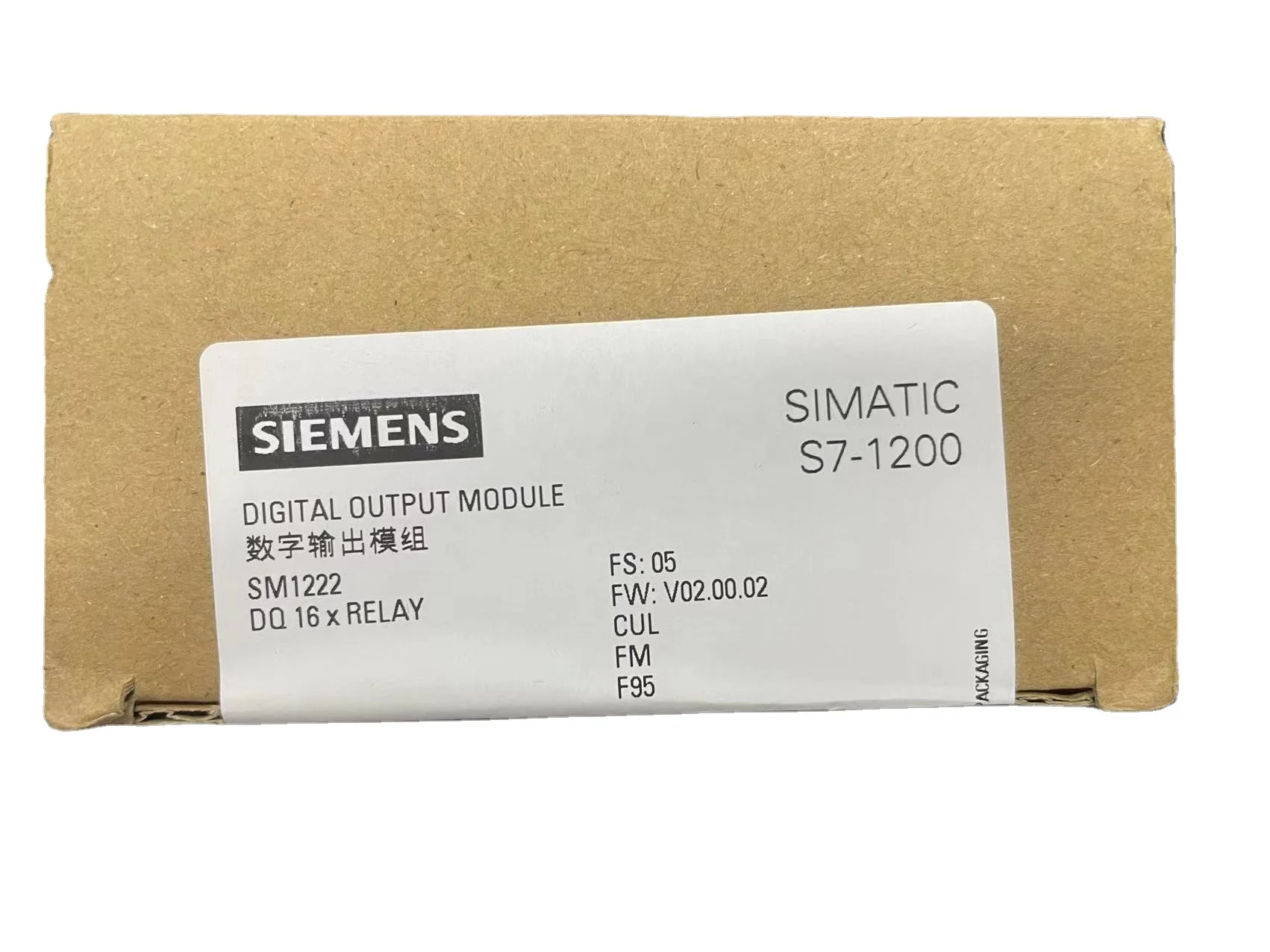 Siemens Plc Digital Output Module Simatic S7-1200 Sm 1222 Dq 16x Relay ...