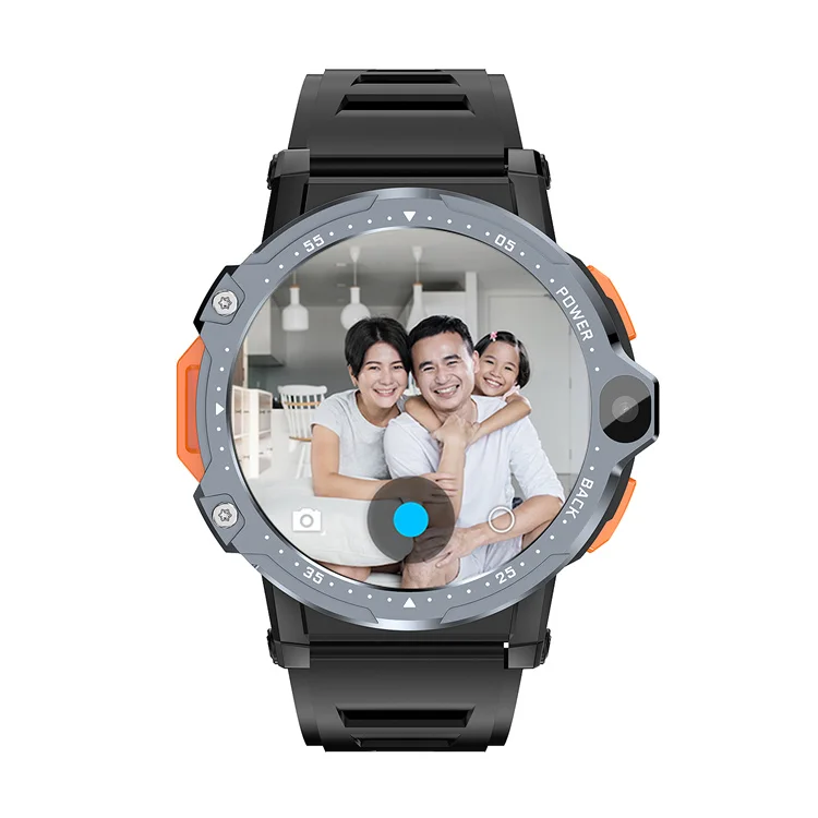 4g Sim Card Android Mobile Call Phone Smart Watch S9 S8 Gps Wifi Dual Video Camera Men Pg999 Round Smartwatch