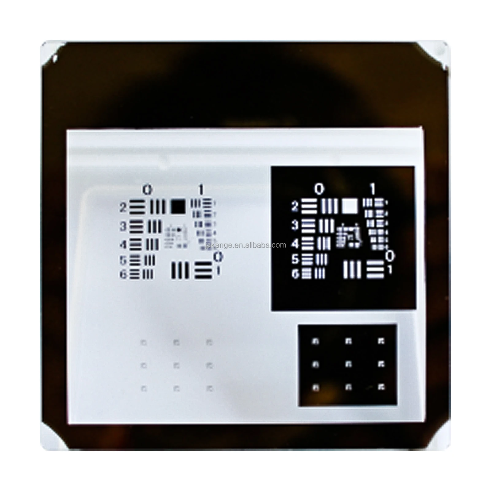 product resolution test board gun sight reticle night vision reticle microscope optical glass reticle machine vision calibration board-3