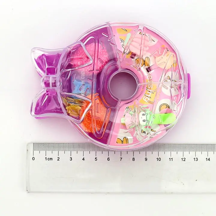 Мультяшные украшения для девочек и шкатулка для украшений с мороженым, игрушечные конфеты