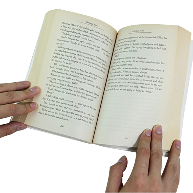 Заводская изготовленная на заказ полноцветная английская книжная печать Softcover Story Books китайская офсетная заказных размеров романы