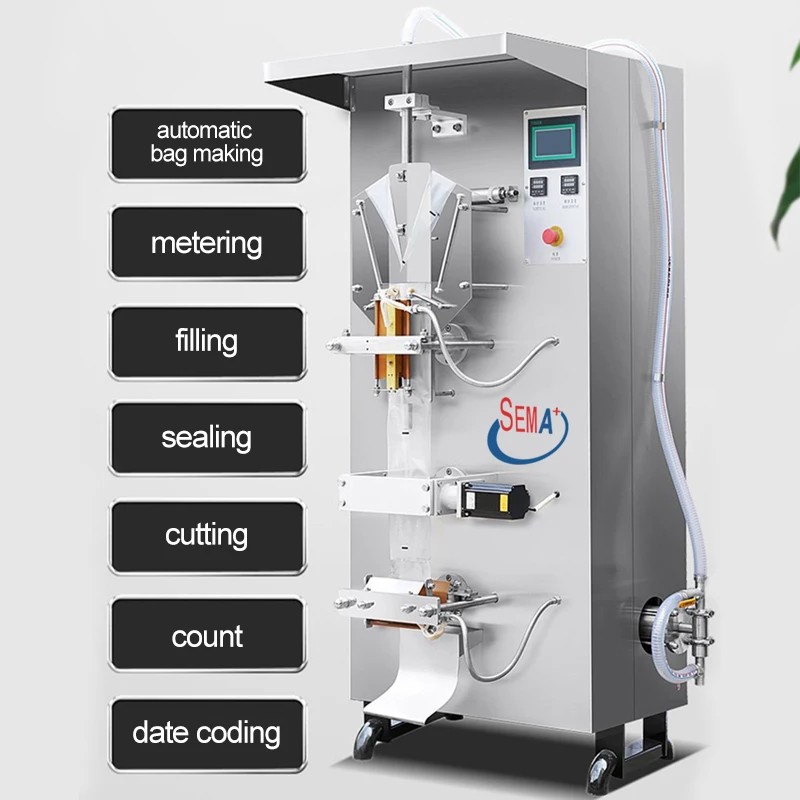Sachet Water Machine in Europe with Film Water Sachet Making Filling Sealing Machine
