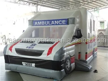 2025 Hot Sale Inflatable Ambulance, Inflatable Ambulance Balloon for Advertising